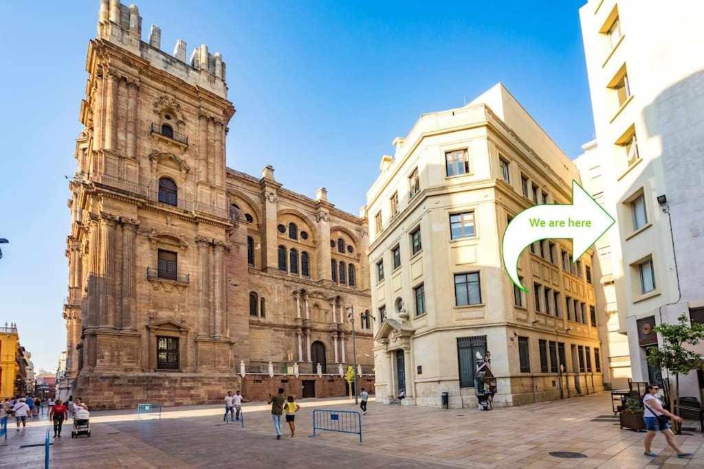 Gran Apartamento De 3 Habitaciones Junto A La Catedral Málaga Kültér fotó